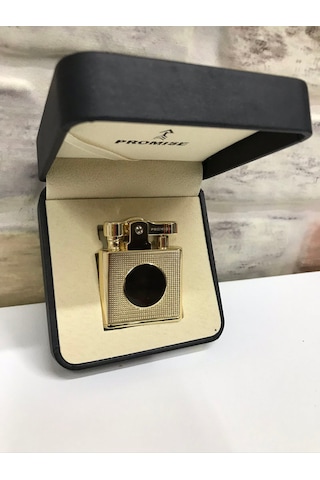Promise Marka Benzinli Sarı Gold Yuvarlak Logo Desenli Kişiye Öze