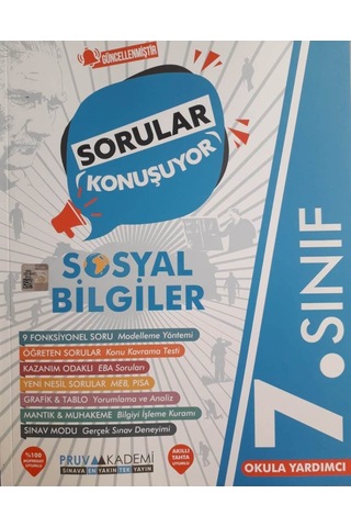 Pruva Yayınları 7. Sınıf Sorular Konuşuyor Sosyal Bilgiler Yni Pruva Yayınları 7. Sınıf Sorular Konuşuyor Sosyal Bilgiler Yni
