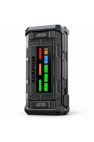 Tj18 Titan Seri 12000mah 2000a Bitmiş Aküyü Çalıştıran Jump Starter Taşınabilir Akü Takviye Cihazı