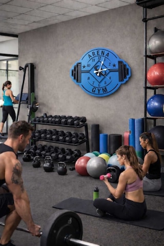 Spor Firmaları İçin Yeni Tasarım Modern Duvar Saati Şık Ve Kalite Bir Arada Çok Renkli