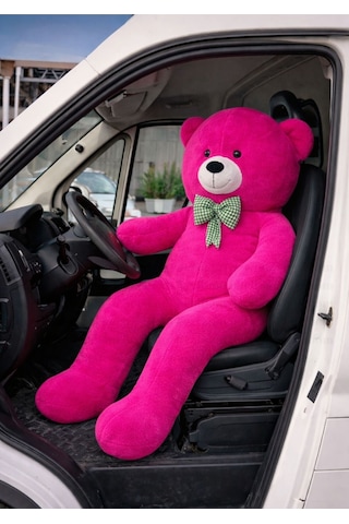 160 Cm Dev Peluş Ayı Hediyelik Peluş Oyuncak Fuşya 160 Cm Dev Peluş Ayı Hediyelik Peluş Oyuncak Fuşya