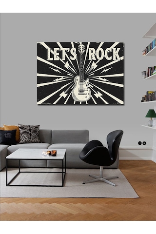 Kanvas Tablo Rock Ve Gitar Posteri