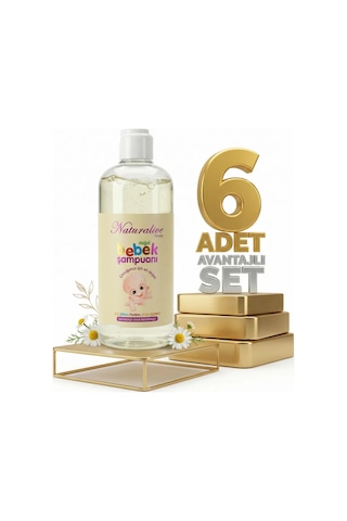 Naturalive Bebek Şampuanı 6x500 Ml