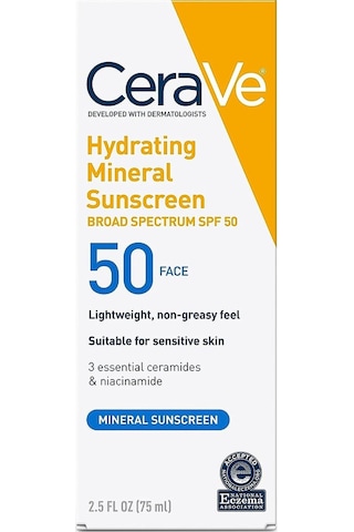 Cerave Nemlendirici ve Mineralli Yüz Güneş Koruyucu Losyon SPF50+ 75 ML