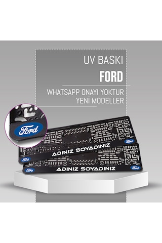 Ford Plakalık, 2 Adet Premium Uv Baskı, Plakalıkhane