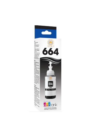 664 Uyumlu Siyah Mürekkep 2'li Set L110 L120 L130 L210 L220 L310 L355 L365 L382 L486 L565 2x70ml