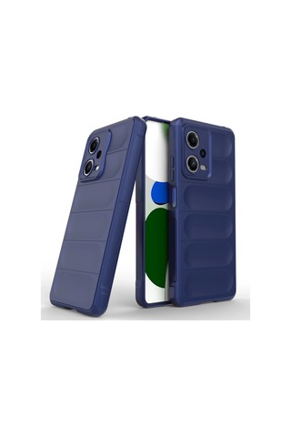 Xiaomi Poco X5 5g Kılıf Optimum Silikon - Lacivert Çok Renkli