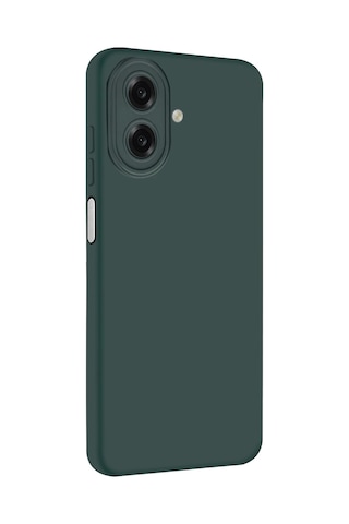 Mey İthalat Samsung Galaxy Uyumlu - A07 4g Nano İçi Kadife Silikon - K.yeşil