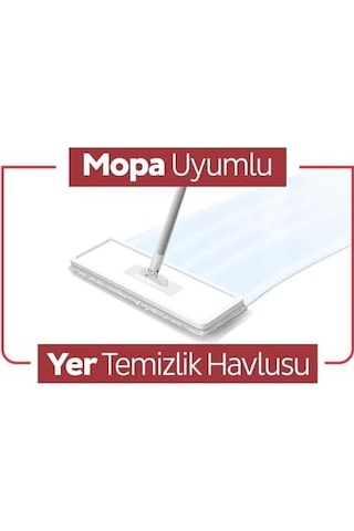 Easy Clean Kiraz Çiçeği Mopa Uyumlu Yer Temizlik Havlusu&mendili 20 Yaprak Diğer