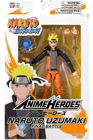 36964 Anime Heroes Naruto 16 Cm Figür - Naruto Uzumaki Son Savaş