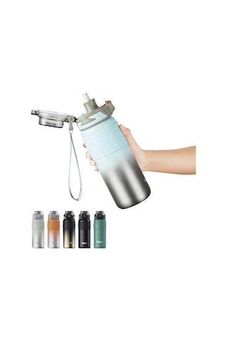 Tkk Çelik Termos Matara 500 Ml Mavi