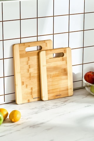 Karaca Lowell Bamboo 2'li Pro Kesme Tahtası