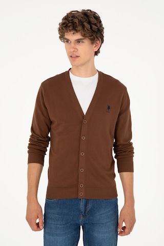 U.s. Polo Assn. Erkek Kahverengi Hırka Triko 50293531-vr029 Kahverengi