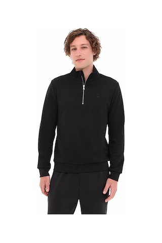 Lescon Lumberjack 5w Mb Bs47 Yarım Fermuarlı Sweatshirt Siyah