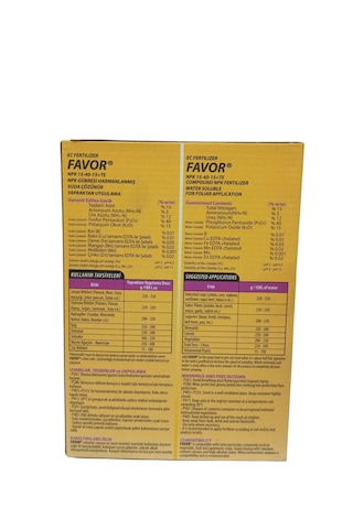 Doktor Tarsa Favor Npk15-40-15+te Npk Harmanlanmış Yaprak Gübresi