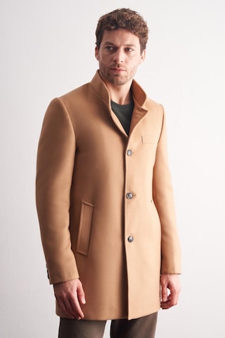 İmza Camel Hakim Yaka Classic Slim Fit Esnek Kaban 1008255162 Camel