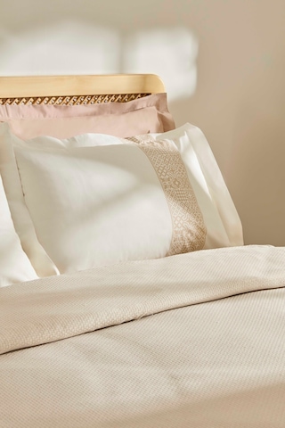 Kaşmir Home Frig %100 Pamuk Çift Kişilik Pike Takımı Bej Bej