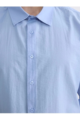 Lc Waikiki Mavi Regular Fit Poplin Erkek Gömlek