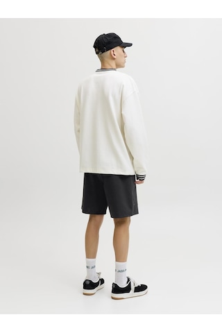 Jack & Jones Erkek Ip Ile Baglamali Lastikli Bel Sort- Gordon - 12288632 Siyah