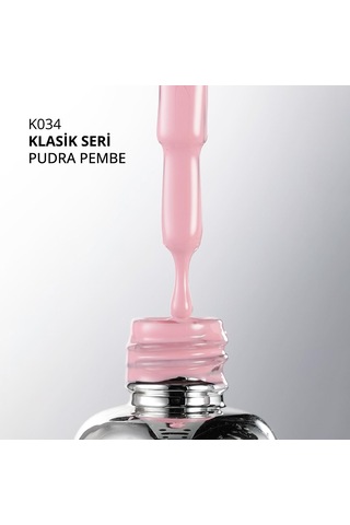 Kalıcı Oje K034, Pudra Pembe, 4 Ml Diğer