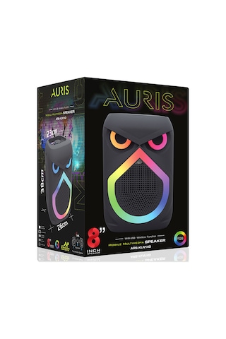 Auris Kln140 25w 8 İnç Mikrofonlu Rgb Bluetooth Hoparlör