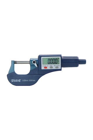 Shahe 0,001 MM Hassas Dijital Dış Çap Mikrometre 0-25 MM