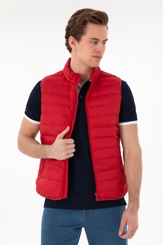 U.s. Polo Assn. Erkek Kırmızı Yelek Dokuma 50299395-vr030 Kırmızı