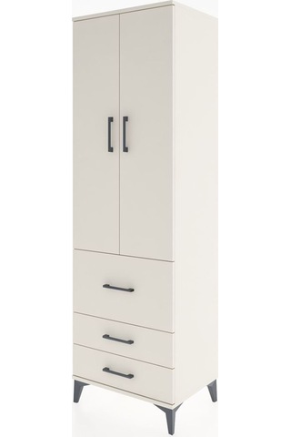 Hyperion Dolap 2 Raflı 3 Çekmeceli Tek Askılı 60x44x195 Aytaş... Aytaşı