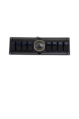 Shuıvan Switch Panel 8'li Dijital Seviye + Voltmetre Kontrol Paneli-1743