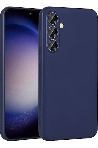 Zore Galaxy S23 Fe Uyumlu Msra Premier Silikon Kılıf-lacivert Lacivert