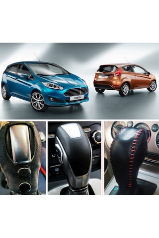 Ford Fiesta 2013/2020 Otomatik Vites Kılıfı Hakiki Deri