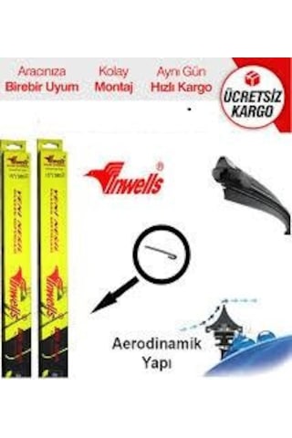 Inwells Toyota Uyumlu Hilux 2005-2012 Ön Muz Silecek Takımı