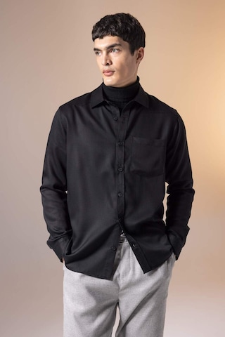 DeFacto Regular Fit Uzun Kollu Gömlek B8951AX23WNBK81