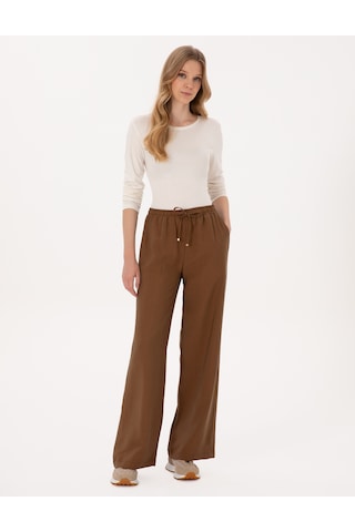 Pierre Cardin Kadın Kahverengi Pantolon Kanvas-chino 50318198-vr029 Kahverengi