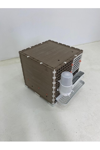 Leganest Bıldırcın Keklik Yumurta Eğimli Yanları Kapalı Kafes 40 x 40 x 40 CM