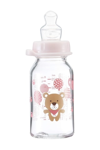 Tr Wide Neck Bottle 125 Ml Antikolik Cam Biberon Kız, Mavi