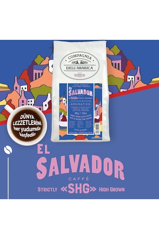 Caffe Corsini El Salvador %100 Arabica Çekirdek Kahve 250 G