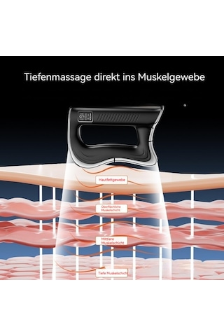 Vespera Sculpt & Firm, 9 Yoğunluk Seviyesine Sahip Elektrikli Vücut Masaj Aleti, Derin Masaj, Çok Frekanslı Titreşim, Omuz, Sırt Ve Uyluk İçin Ergonomik Tasarım Siyah