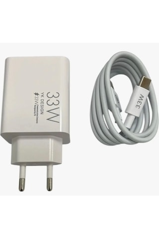 Xiaomu Uyumlu 33w Hızlı Şarj Aleti 33Wat