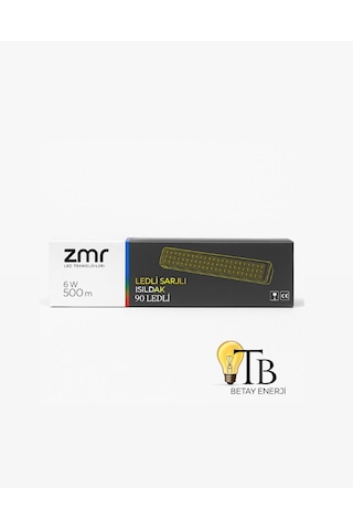 Zmr 90 Led Li Şarjlı Işıldak 6w, 48 Cm, 500m Aydınlatma, Acil Durum Ledi Beyaz