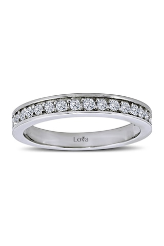 Lova 0,30 Karat Pırlanta Yarımtur Yüzük - 1010068