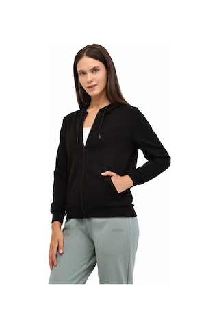 Lumberjack Wb 6pr 18sn77 Full Zip Siyah Kadın Kapişonlu Sweatshirt 102696922