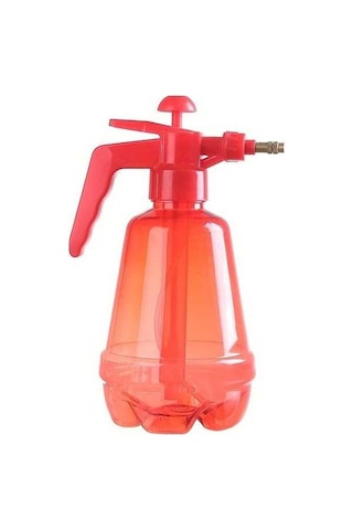 Trendooze Yüksek Kapasiteli Şeffaf Sulama Kabı - Kırmızı, 2.5l Model