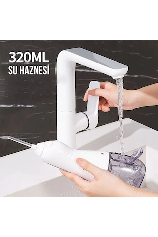 Waterpulse Kablosuz Pro V580 Water Flosser Taşınabilir Diş Fırçası 320 ML