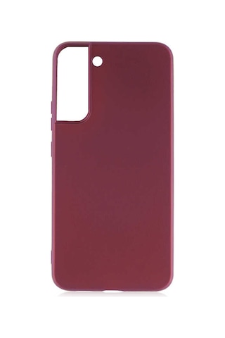 Zore Galaxy Uyumlu S22 Plus Kılıf Msra Premier Silikon Kapak - Mürdüm Mürdüm