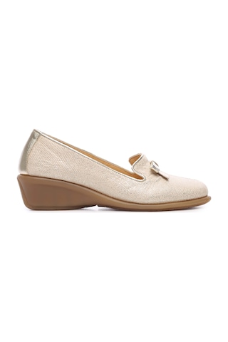 Relax Anatomic Kadın Vegan Sarı Mokasen & Loafer Ayakkabı 611 E4221 Bn Ayk Gold-platıno Sarı