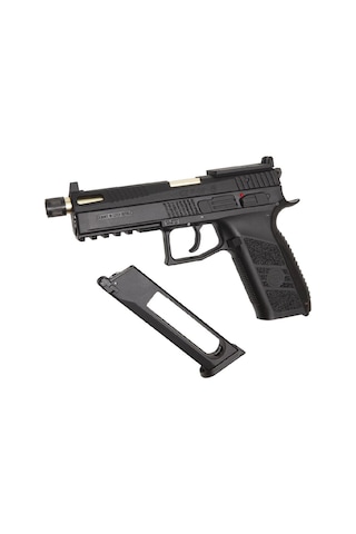Asg Cz P09 Optik Ayak Ve Çantalı Siyah Co2 Blowback Airsoft Tabanca