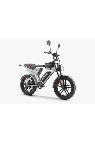 Ape Ryder Genon Ultra 750w Elektrikli Bisiklet Ayna Çanta Ve El Gazı Gri