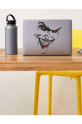 Joker Sticker - Batman Gotham City Sticker - Araba Oto Cam Motosiklet Karavan Sticker - 00057 60x51 Cm