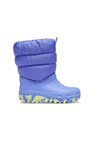 Crocs Classic Neo Puff Boot T Çocuk Bot-5PY Mavi - Sarı
